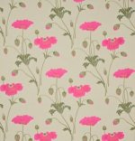 SANDERSON PERSIAN POPPY FABRIC